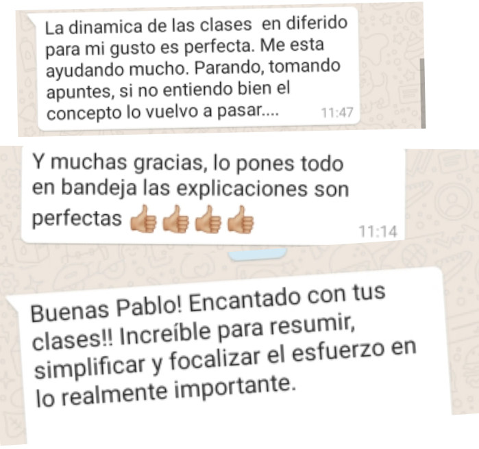 Opiniones clases